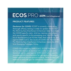 ECOS PRO Multi-Purpose Disinfectant & Sanitizer, Fresh Citrus Scent, 32 Fl. Oz. (PL9635/06)