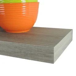 Eden Grove Floating Single Wall Shelf, 24"W, Driftwood (0191903)