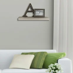 Eden Grove Floating Single Wall Shelf, 24