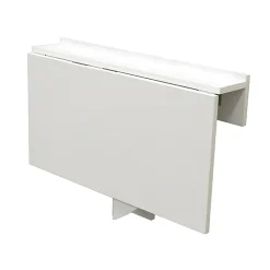 Eden Grove MDF Mounted Desk Shelf, 30", White (9502010)
