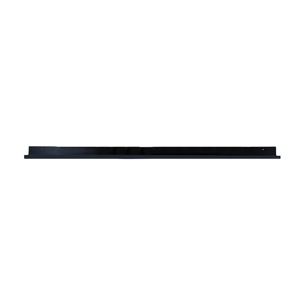 Eden Grove MDF Mounted Picture Ledge Shelf, 35.4", Black (9084680)