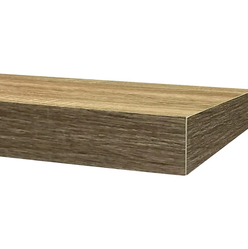 Eden Grove MDF Mounted Shelf, 42", Rustic Wood (9602050E)