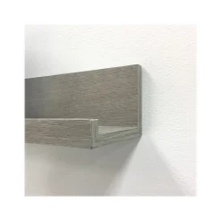Eden Grove MDF Wall-Mounted Shelf, 60", Gray (9602064E)