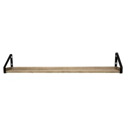 Eden Grove Shelving Wood Mounted Ledge, 36", Driftwood (9602092E)