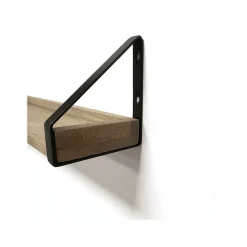 Eden Grove Shelving Wood Mounted Ledge, 36", Driftwood (9602092E)