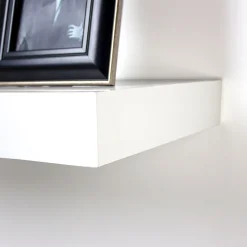 Eden Grove Square Edge Single Wall Shelf, 36"W, White (0191408)