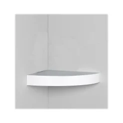 Eden Grove Wood Mounted Wall Shelf, 11.8", White (0191806)