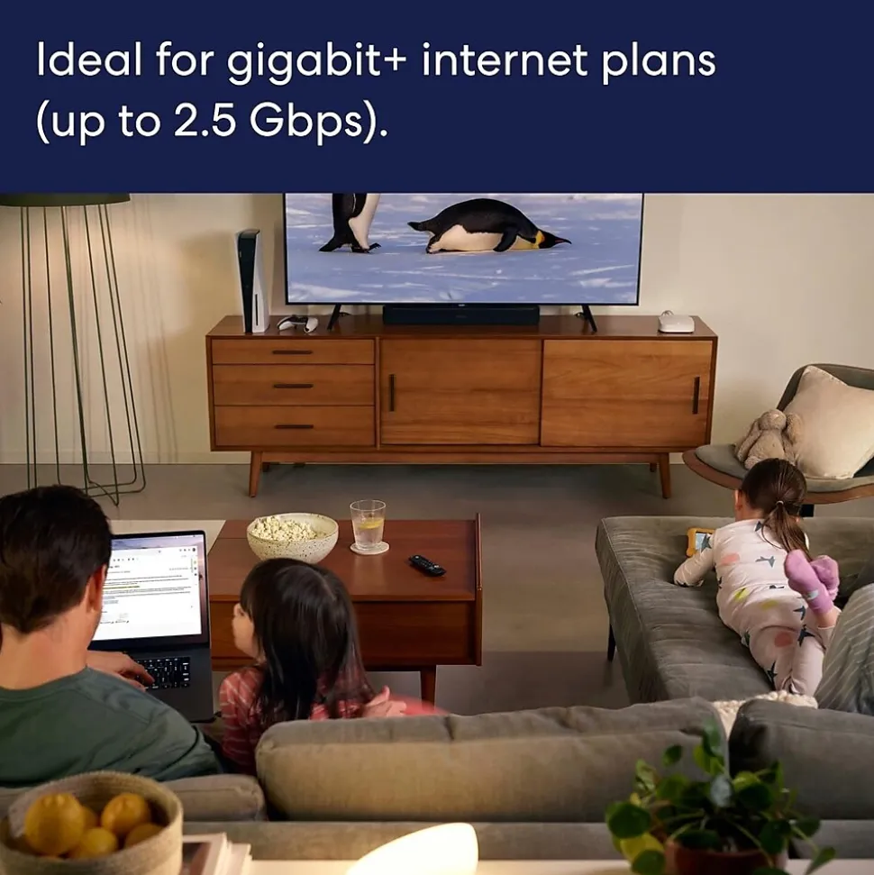 Eero AX2300 Tri Band MU-MIMO WiFi 6E Gaming Router, White (B091G65HH6)