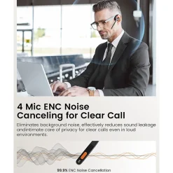 EKSAtelecom S30 Bluetooth On-Ear Headset, Black (T-QM01-01)