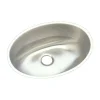 Elkay Asana Stainless Steel 18" x 14" x 6", Single Bowl Undermount Bathroom Sink (ELUH1511)