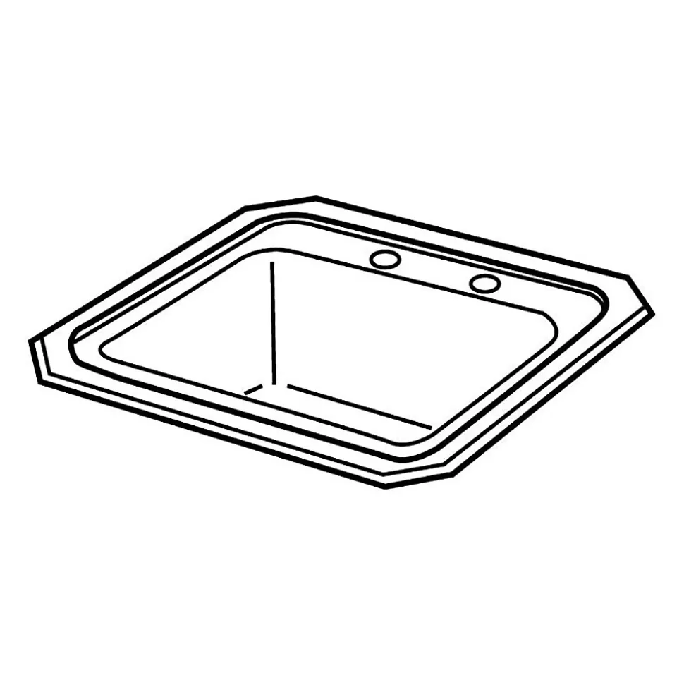 Elkay Celebrity 15" x 15" x 6-1/8", Single Bowl Top Mount Bar Sink, Brushed Satin (BCR153)