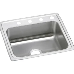 Elkay Celebrity Stainless Steel 22" x 19-1/2" x 7-1/8", Single Bowl Top Mount Sink (PSR22193)