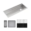 Elkay Circuit Chef Single-Bowl Undermount Sink Kit, 20.5" x 45.5" x 10", Stainless Steel, Lustrous Satin (CS45BPK)
