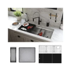 Elkay Circuit Chef Single-Bowl Undermount Sink Kit, 20.5