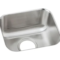 Elkay Dayton Stainless Steel 14-1/2" x 12-1/2" x 6-1/2", Single Bowl Undermount Bar Sink (DXUH1210)