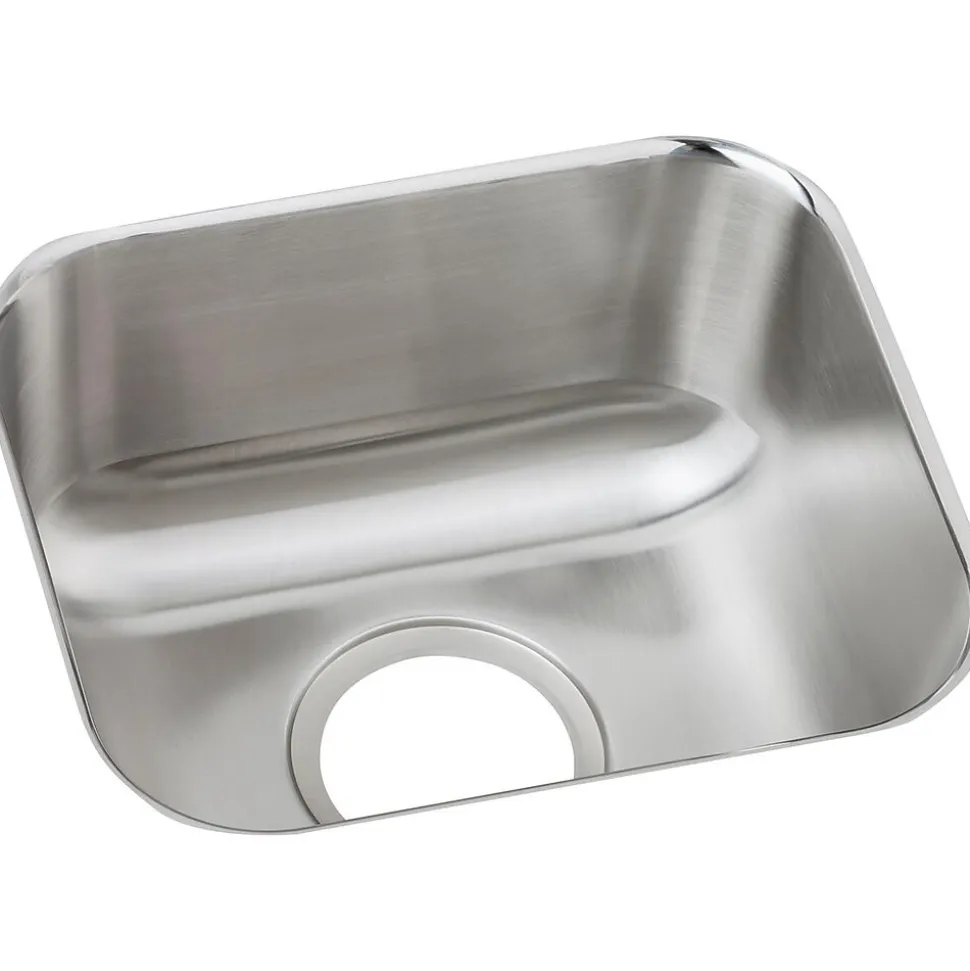 Elkay Dayton Stainless Steel 14-1/2" x 12-1/2" x 6-1/2", Single Bowl Undermount Bar Sink (DXUH1210)