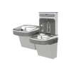 Elkay EZH2O Bottle Filling Station & Versatile Bi-Level ADA Cooler, Non-Filtered 8 GPH Light Gray (EZSTL8WSLK)
