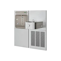 Elkay EZH2O Bottle Filling Station with Soft Sides Single Fountain, Stainless Steel (EZWS-SS8K)