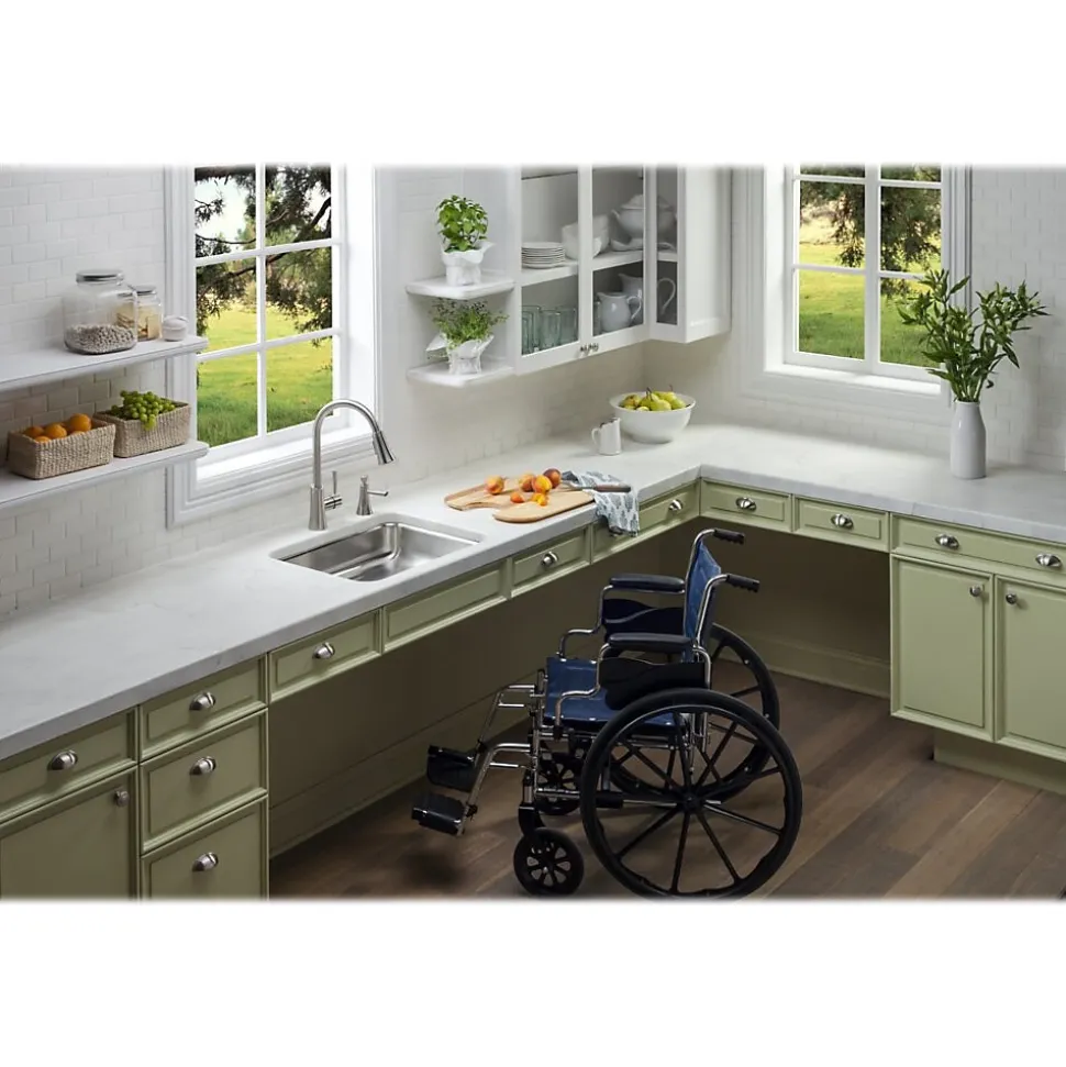 Elkay Lustertone Classic Single-Bowl Undermount Sink, 18.25" x 23.5" x 4.38", Stainless Steel, Lustrous Satin (ELUHAD211545)