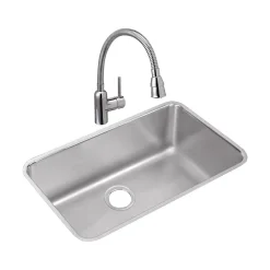 Elkay Lustertone Classic Single-Bowl Undermount Sink, 10
