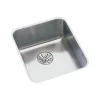 Elkay Lustertone Classic Single-Bowl Undermount Sink w/Perfect Drain, 18.5" x 14" x 6.88", Stainless Steel, Lustrous Satin