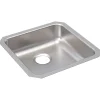 Elkay Lustertone Classic Single-Bowl Undermount Kitchen Sink, 18.5" x 18.5" x 5.38", Stainless Steel, Lustrous Satin