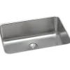 Elkay Lustertone Stainless Steel 26-1/2" x 18-1/2" x 10", Single Bowl Undermount Sink with Perfect Drain (ELUH241610PD)