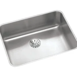 Elkay Lustertone Stainless Steel 23-1/2" x 18-1/4" x 7-1/2", Single Bowl Undermount Sink with Perfect Drain (ELUH2115PD)