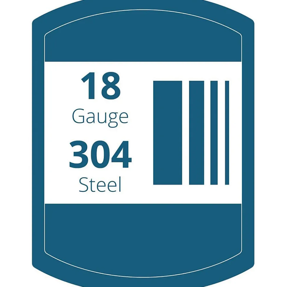 Elkay Lustertone Stainless Steel 30-1/2" x 18-1/2" x 5-3/8", Single Bowl Undermount ADA Sink with Perfect Drain (ELUHAD281655PD)