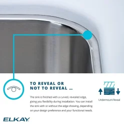 Elkay Lustertone Stainless Steel 30-1/2