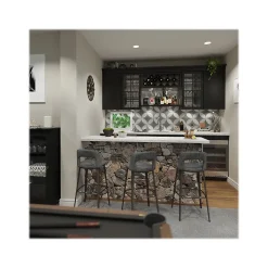 Elkay Quartz Luxe Drop-In/Undermount Single-Bowl Bar Sink, Charcoal (ELX1616CH0)