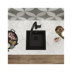 Elkay Quartz Luxe Single-Bowl Drop-In/Undermount Bar Sink, 15.75