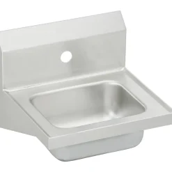 Elkay Single Bowl Wall Hung Handwash Sink, Stainless Steel (CHS17161)