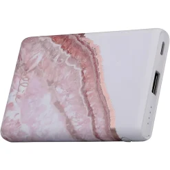 ELLIE ROSE 5,000 mAh Power Bank, Rose Gold Agate (PB-0034)