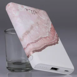 ELLIE ROSE 5,000 mAh Power Bank, Rose Gold Agate (PB-0034)