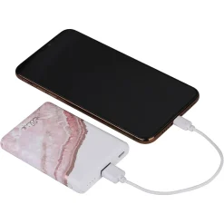 ELLIE ROSE 5,000 mAh Power Bank, Rose Gold Agate (PB-0034)