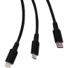 ELLIE ROSE 3-in-1 Charging Cable, 6 Feet (3CBL-0047)