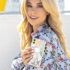 ELLIE ROSE Phone Case for iPhone 11/XR, Peachy Green (11XR-0055)