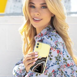 ELLIE ROSE Phone Case for iPhone 12/12 Pro, Onyx Obsession (12PROU-0001)