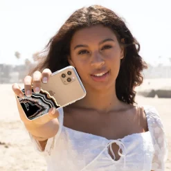 ELLIE ROSE Phone Case for iPhone 11 Pro Max/Xs Max, Onyx Obsession (11PROMAX-0001)