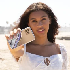 ELLIE ROSE Phone Case for iPhone 11 Pro Max/Xs Max, Lavender Agate (11PROMAX-0004)