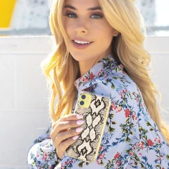 ELLIE ROSE Phone Case for iPhone 12 Mini, Snakeskin (12M-0005)