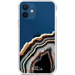 ELLIE ROSE Phone Case for iPhone 12 Mini, Onyx Obsession (12M-0001)