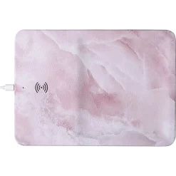 ELLIE ROSE 10-Watt Qi Wireless Charging Tray, Cracked Marble (WCT-0002)