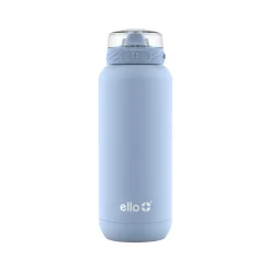 ello Cooper Stainless Steel Vacuum Insulated Water Bottle, 32 oz., Halogen Blue (489-0999-025-6)
