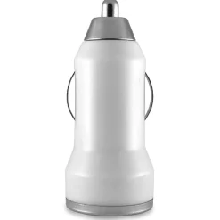 Ematic 2-Port USB-A Car Charger, 2.1-Amp, White, (ECC08WH)