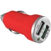 Ematic 2-Port USB-A Car Charger, 2.1-Amp, Red, (ECC08RD)