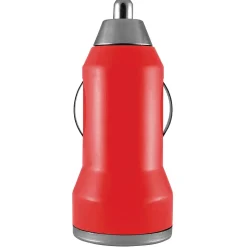 Ematic 2-Port USB-A Car Charger, 2.1-Amp, Red, (ECC08RD)