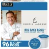 Emeril's Big Easy Bold Coffee, Keurig K-Cup Pod, Dark Roast, 96/Carton (PB4137CT)