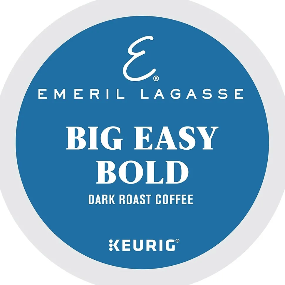 Emeril's Big Easy Bold Coffee Keurig® K-Cup® Pods, Dark Roast, 24/Box (PB4137)